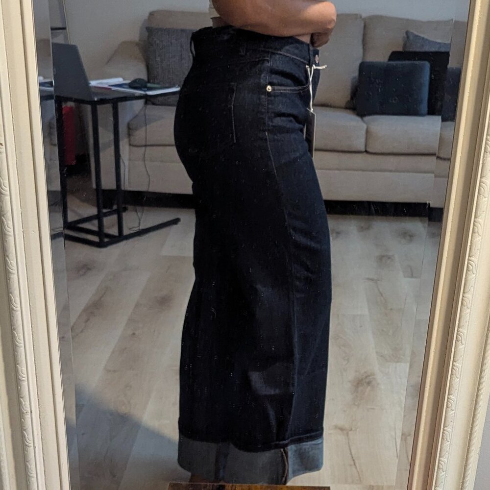 Wide Leg Wide Cuff Jeans - Picture 4 of 10
